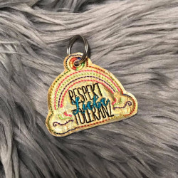 Alles wird gut FREEBIE 11 - Anhänger & Datei ITH - Respekt Liebe Toleranz